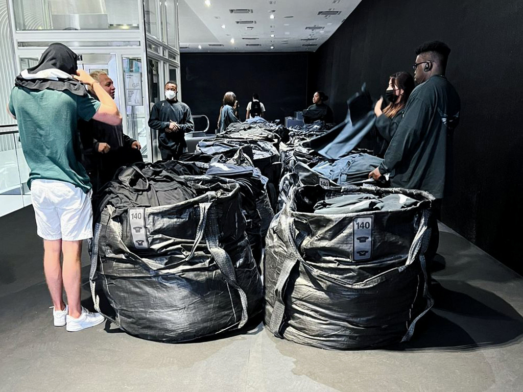Why Is Kanye West’s Yeezy GAP Line Displayed In Trash Bags?